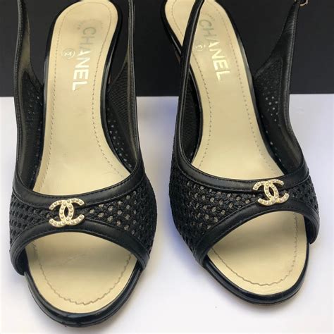 chanel shoes peal|Chanel slingback online shop.